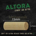 Pachet cu 104 filtre ultra slim pentru rulat tigari biodegradabile Altora Ultra Slim Eco 5,7/15 mm